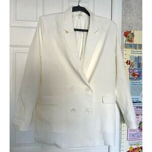 M.N.I Los Angeles Women’s Small White Blazer